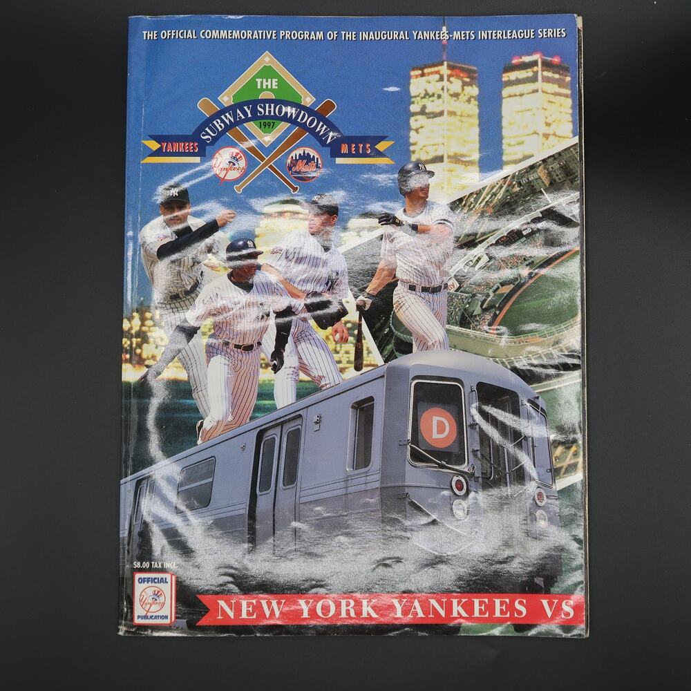 Inaugural NY Yankees Vs NY Mets Subway Series Showdown Official Program 1997 Vtg
